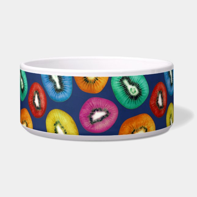 Multicolor Kiwi Pattern Bowl (Front)
