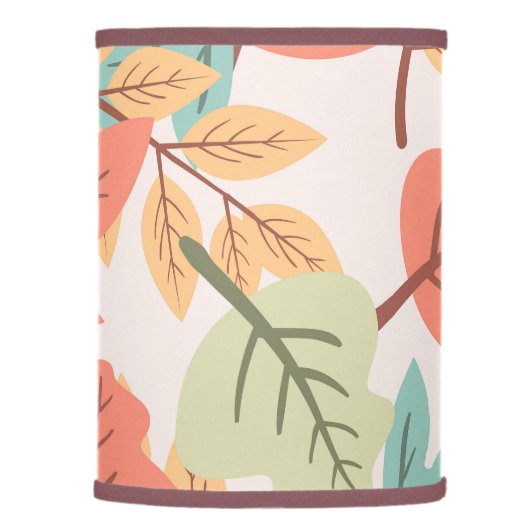 Multicolor Leaves      Lamp Shade (Right)
