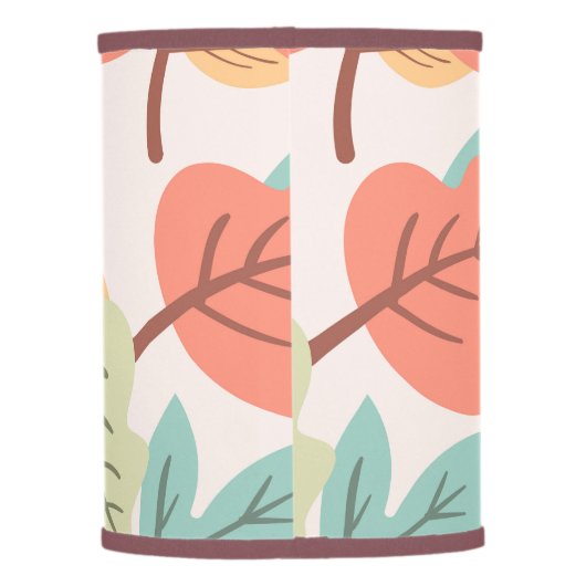 Multicolor Leaves      Lamp Shade (Back)