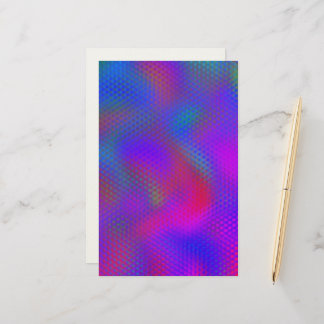 Multicolor Madness Stationary  Stationery