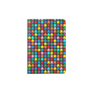 Multicolor Meeples Passport Holder