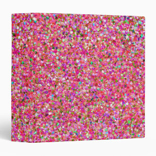 Multicolor Mosaic Modern Grit Glitter #6 Binder