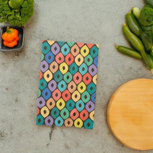 Multicolor Ogee Pattern Kitchen Towel