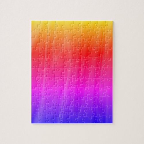 Multicolor Ombre Colors Abstract Colorful 2020 Jigsaw Puzzle