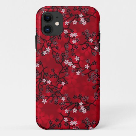 Multicolor Oriental Floral Pattern #7 Iphone 11 Case