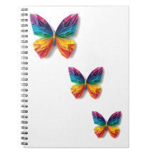 Multicolor origami butterfly