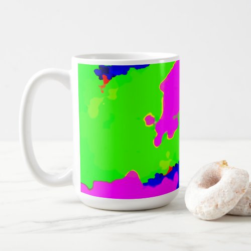 Multicolor Paint Splash Abstract Gift Fvaor 2024 Coffee Mug