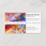 Multicolor Paint Splash Artist Creative Business Card