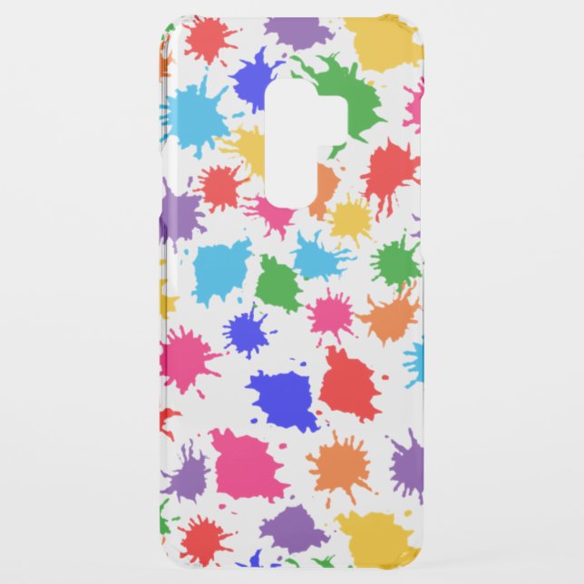 Multicolor Paint Splatter Uncommon Samsung Galaxy Case (Back)