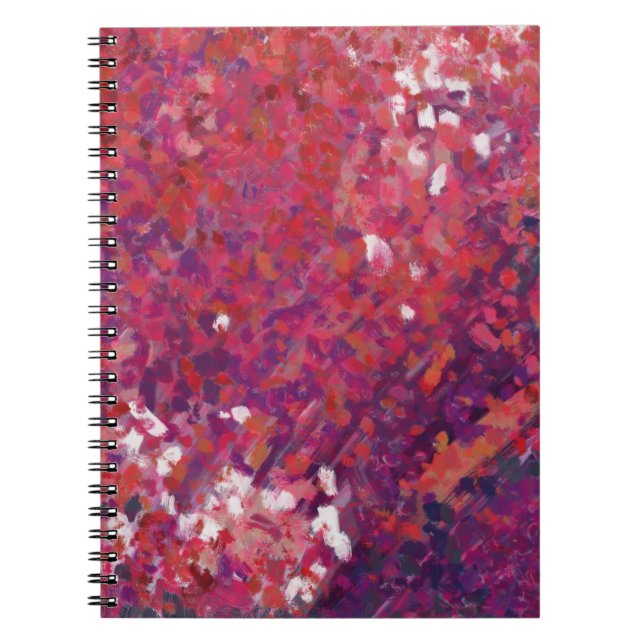 Multicolor Paint Texture Notebook (Front)