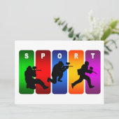 Multicolor Paintball Emblem (Standing Front)