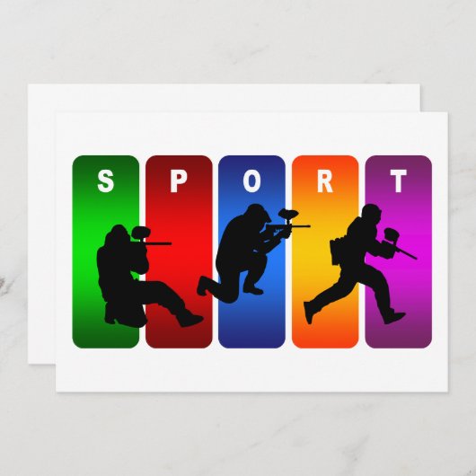 Multicolor Paintball Emblem (Front/Back)