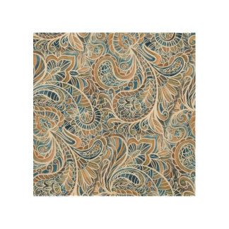 Multicolor Paisley Hand-Drawn Print