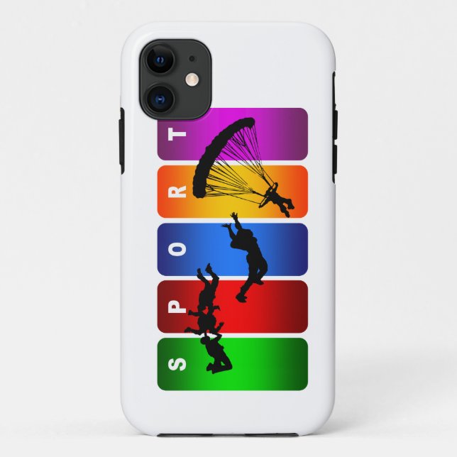 Multicolor Parachuting iPhone 5 Case (Back)