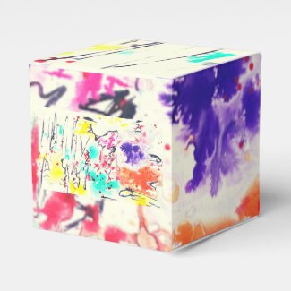 Multicolor Party favor box