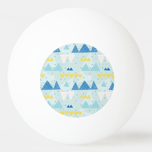 Multicolor Party Fun Seamless Pattern Ping Pong Ball