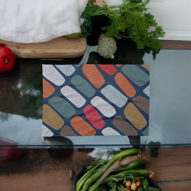 Multicolor Pebbles Kitchen Towel (Kitchen Towel)