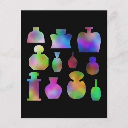 Multicolor Perfume Bottles Flyer