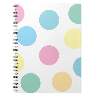 Multicolor Polka Dots Notebook