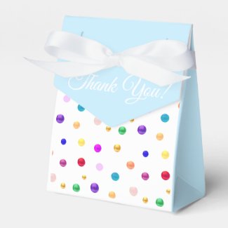 Multicolor Polka Dots Thank You