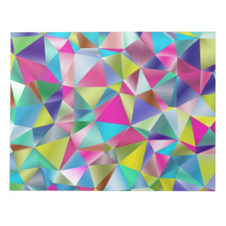 Multicolor Prismatic Triangular Colorful Notepad