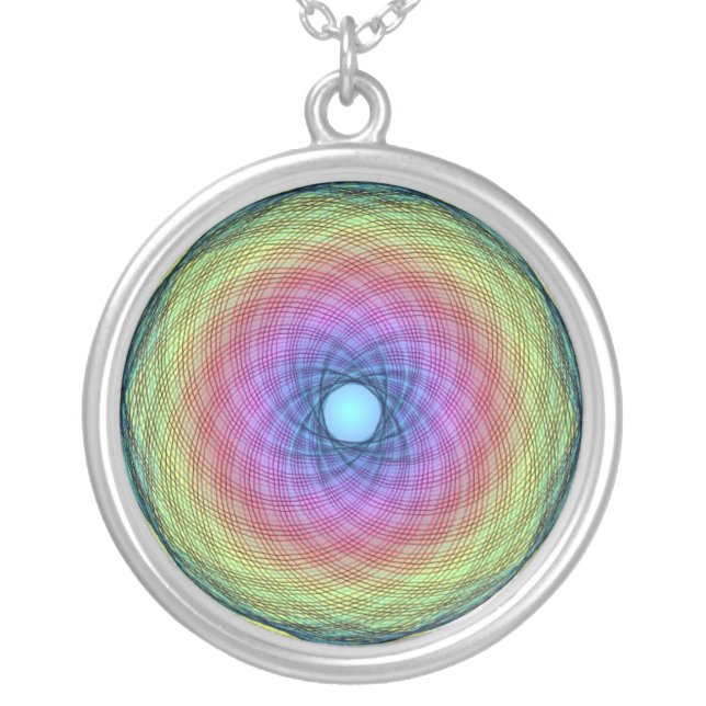 Multicolor Psychedelic Necklace (Front)