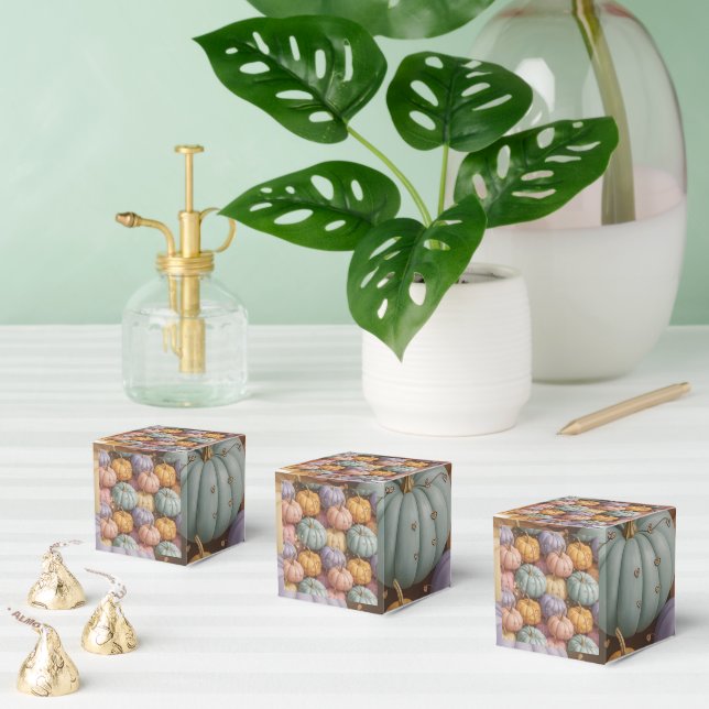  Multicolor Pumpkin Pattern  Favor Boxes (Multiple)