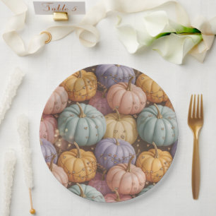 Multicolor Pumpkin PatternThrow, Paper & Party Paper Plates