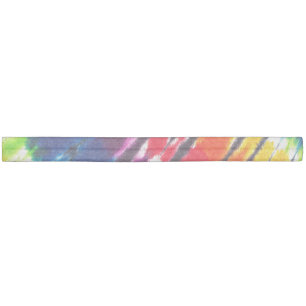 Multicolor Rainbow Tie-Dye Elastic Hair Tie