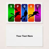 Multicolor Scuba Diving Emblem (Front & Back)