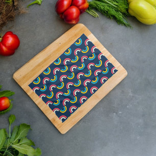 Multicolor semi-circle Pattern Kitchen Towel