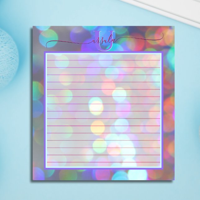 Multicolor Sparkles Notepad (Creator Uploaded)