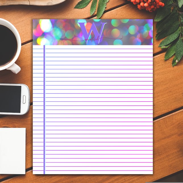 Multicolor Sparkles Notepad (Creator Uploaded)