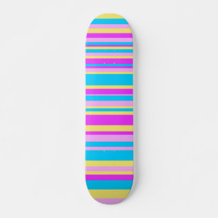 Multicolor Stripe 2 Skateboard