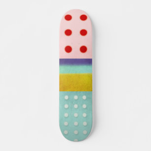 Multicolor Stripe Skateboard