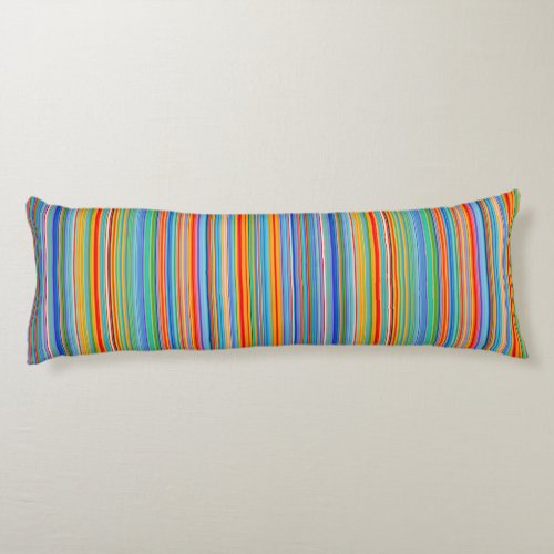 Multicolor Striped Pattern Body Pillow