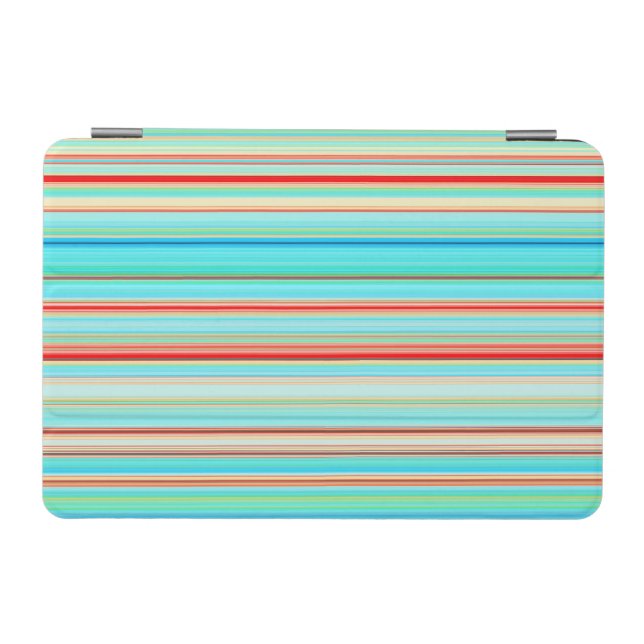 Multicolor Striped Pattern iPad Mini Cover (Horizontal)