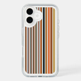 Multicolor Striped Pattern iPhone Case