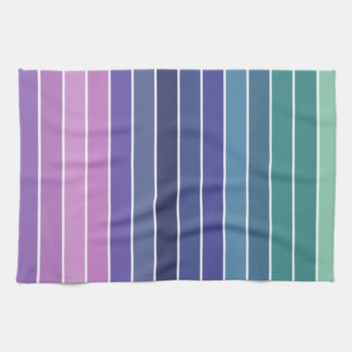 Multicolor Striped Pattern Kitchen Towel