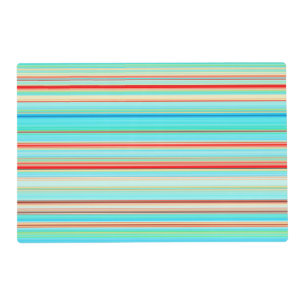 Multicolor Striped Pattern Placemat