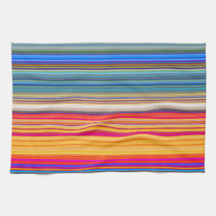 Multicolor Striped Pattern Towel