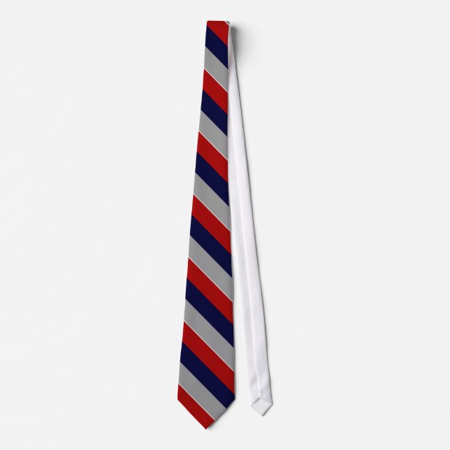 Multicolor Striped Tie (Front)