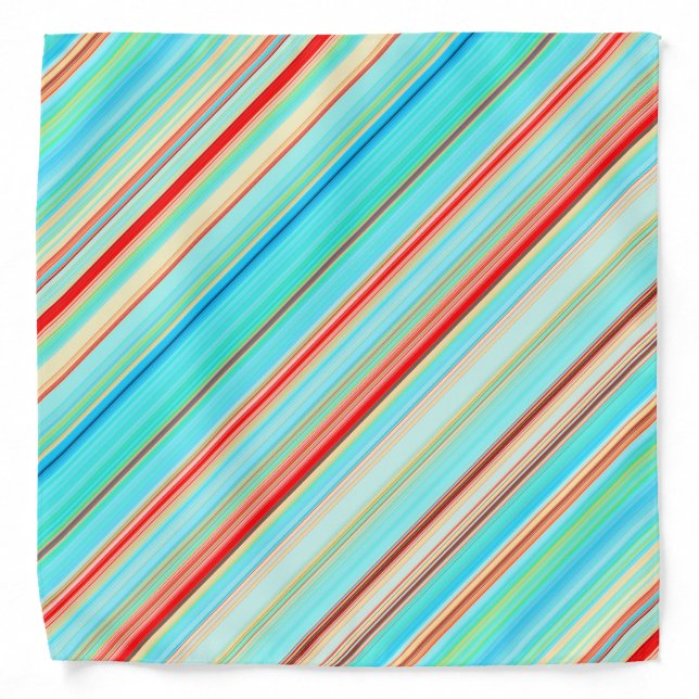 Multicolor Stripes Bandana (Front)