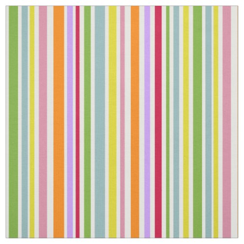 Multicolor Stripes Fabric