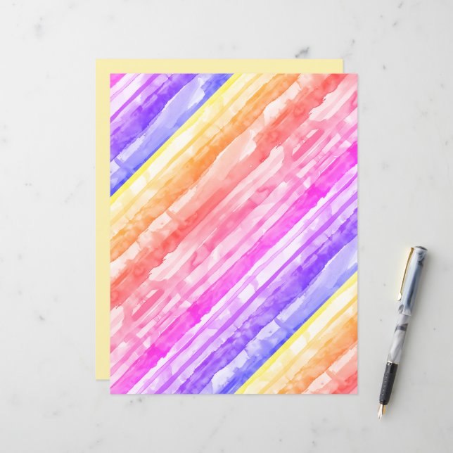 Multicolor stripes SCV 1da (Front/Back In Situ)
