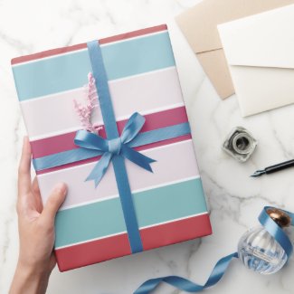 Multicolor Stripes Wrapping Paper