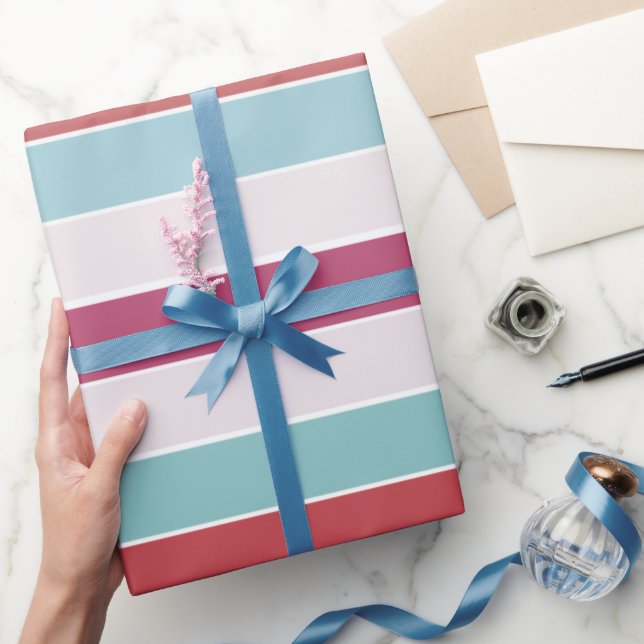 Multicolor Stripes Wrapping Paper (Gifting)