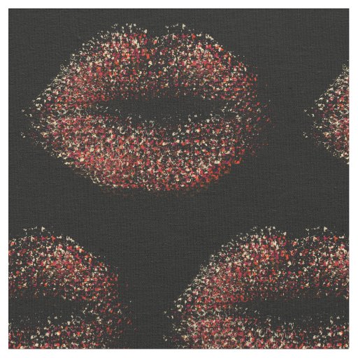 Multicolor Stylish Lips #23 Fabric