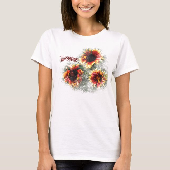 Multicolor Sunflower T-Shirt (Front)