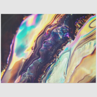 Multicolor Swirling Stripes of Igneous Rock  Tissue Paper